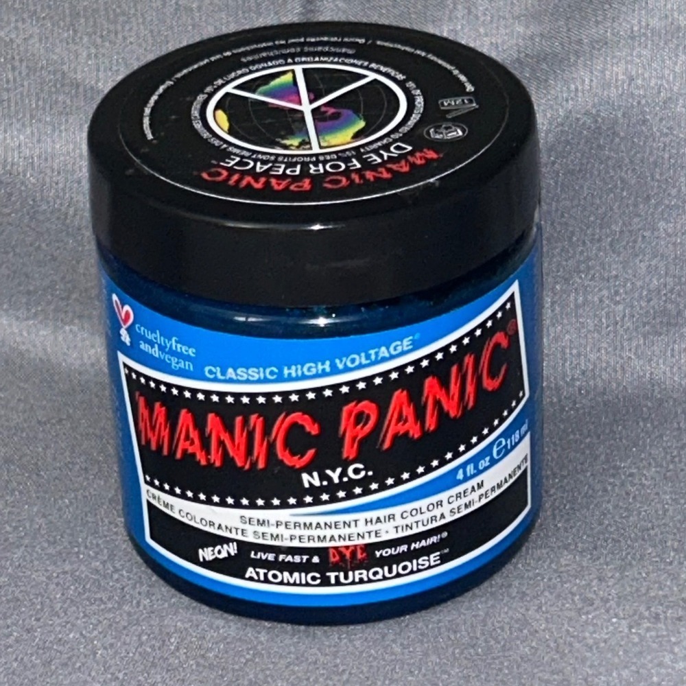 Manic Panic Atomic Turquoise Classic High Voltage Semi-Permanent Hair Color 4oz